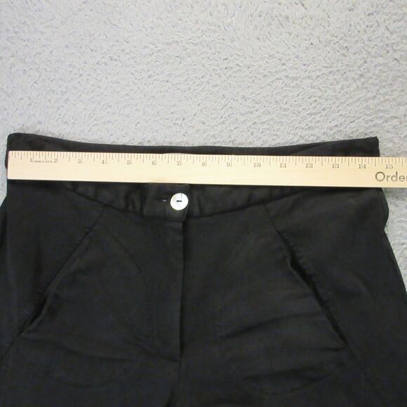 Alembika Womens Barrel Leg Pants size 3 Balloon Jogger Stretch Black Minimal - Picture 5 of 8